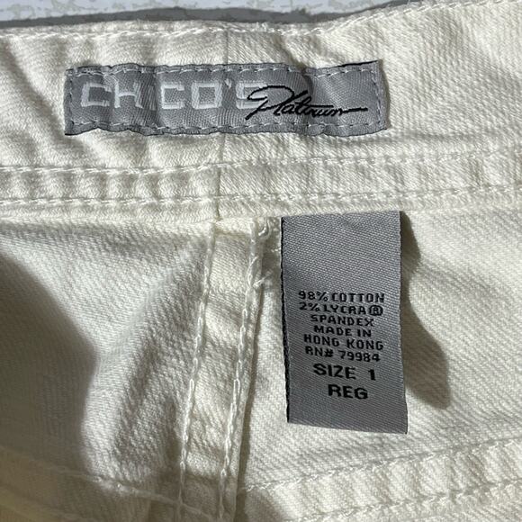 Ivory Chico Platinum Jeans Size 1 - Picture 9 of 10